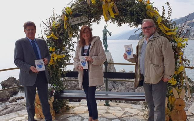 Turistička zajednica grada Opatija predstavila novu mapu Lungomare, prvu u nizu aktivnosti povodom  110 godina od dovršetka obalnog šetališta